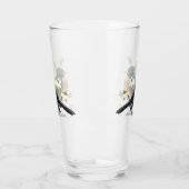 Robin op Dogwood Glass Tumbler (Links)
