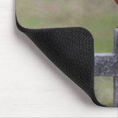 Robin op een kruis muismat (Hoek)