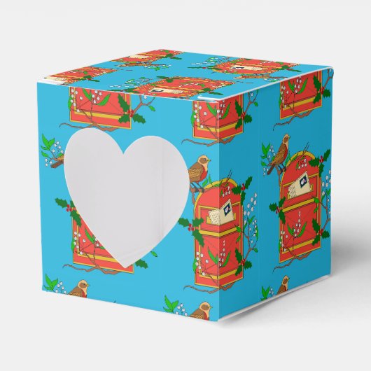 Robin op Postbox Bedankdoosjes (Voorkant Zijde)