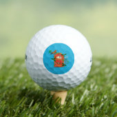 Robin op Postbox Golfballen (Insitu Shirt)