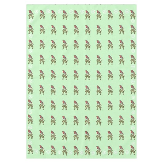 Robin op viylakken tafelkleed (Voorkant)