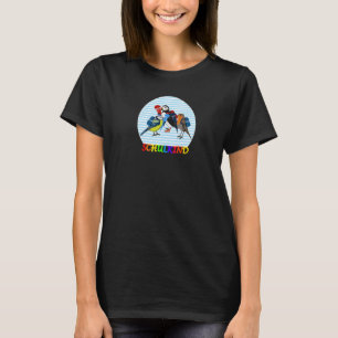 Robin Papegaaiduiker Vogel Eerste Dag Op School Di T-shirt