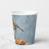 Robin - Papieren bekers Maat 236ml Papieren beker (Achterkant)