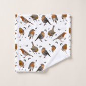 Robin Party Bathroom Towel Set (kies kleur) Bad Handdoek (Wasdoekje)