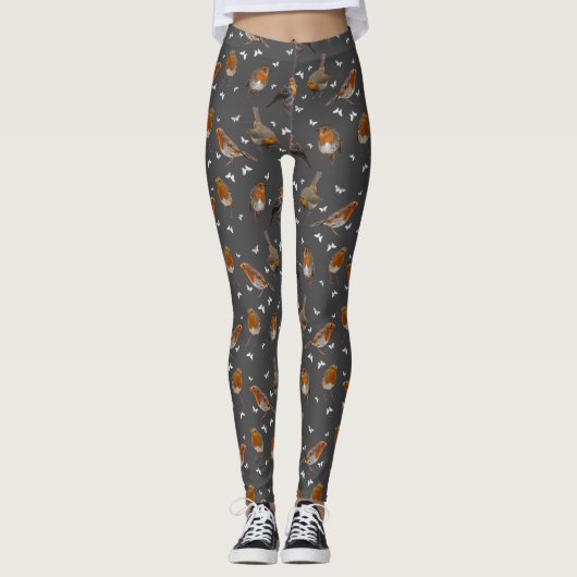Robin Party Broek (Donkergrijs) Leggings (Voorkant)