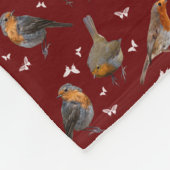 Robin Party Fleece Dekens (Bourgondie) (Hoek)