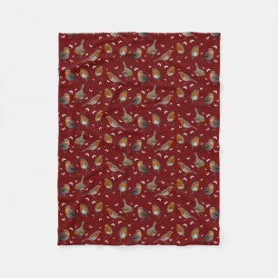 Robin Party Fleece Dekens (Bourgondie)