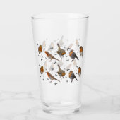 Robin Party Glass Tumbler (Achterkant)