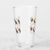 Robin Party Glass Tumbler (Links)