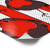 Robin Pattern Perfect Poster (Hoek)