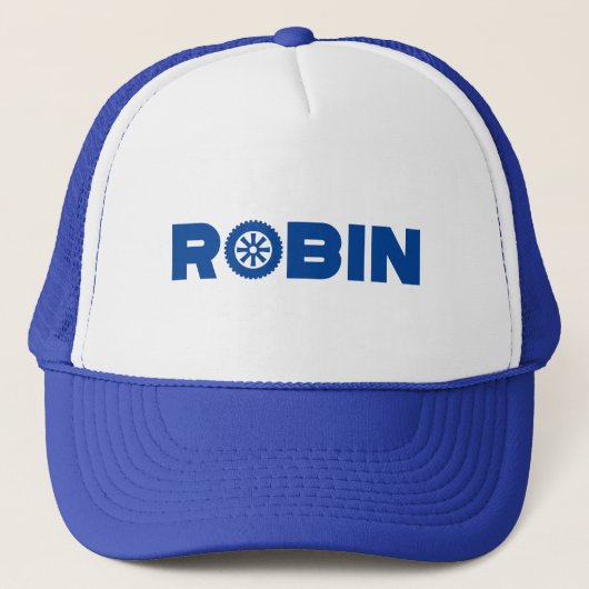 Robin Petrol Head Trucker Hat Trucker Pet (Voorkant)