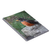  Robin Photo Persoonlijke naam Notitieboek (Rechterzijde)