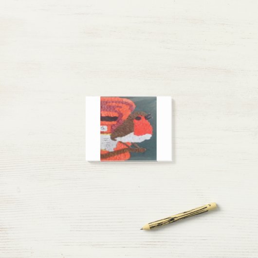 Robin Post-it® Notes (Op bureau)