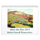 Robin Purcell Waterverven na de brand van 2015 Kalender (Hoes)