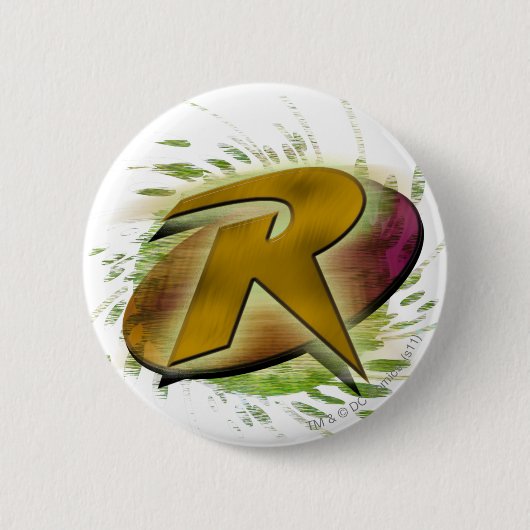 Robin -R Ronde Button 5,7 Cm (Voorkant)