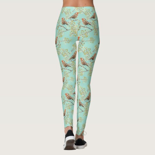  Robin ReadborstArt Pattern Leggings (Achterkant)
