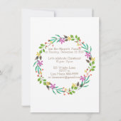 Robin Red Breast, kerstvogel Kaart (Achterkant)