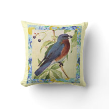 Robin Red Breast Pillow