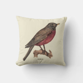Robin Red Breast Pillow Kussen
