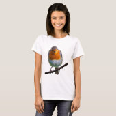 Robin Red Breast T-shirt (Voorkant volledig)