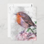 Robin RedbormamRobin Briefkaart (Voorkant / Achterkant)