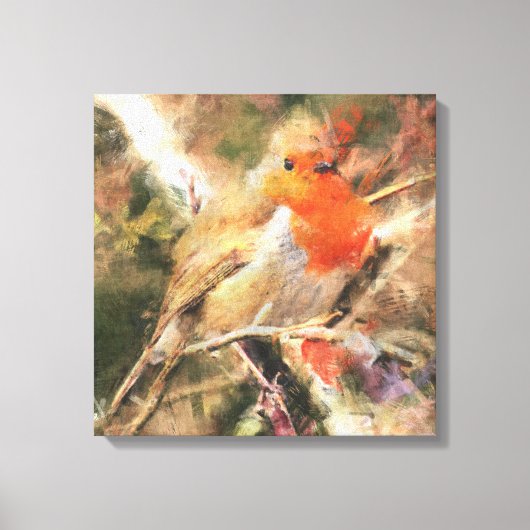 Robin RedbormamRobin Canvas Afdruk (Voorkant)