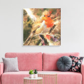 Robin RedbormamRobin Canvas Afdruk (Insitu (Woonkamer))