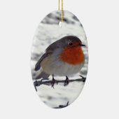Robin RedbormamRobin Keramisch Ornament (Rechts)
