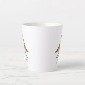 Robin Redborst Birds Personalized Latte Mok (Voorkant)