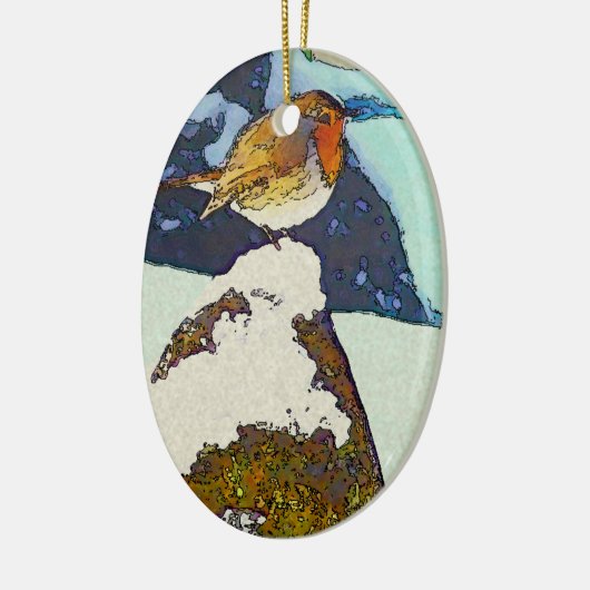 Robin Redborst Ceramic Ornament (Links)