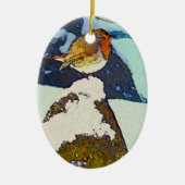 Robin Redborst Ceramic Ornament (Voorkant)