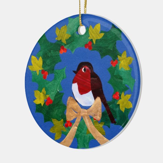 Robin Redborst-kerstversiering Keramisch Ornament (Links)