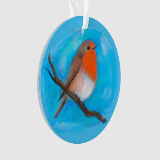 Robin redborst ornament (voorkant)