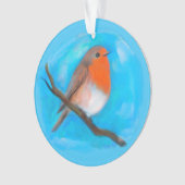 Robin redborst ornament (voorkant)
