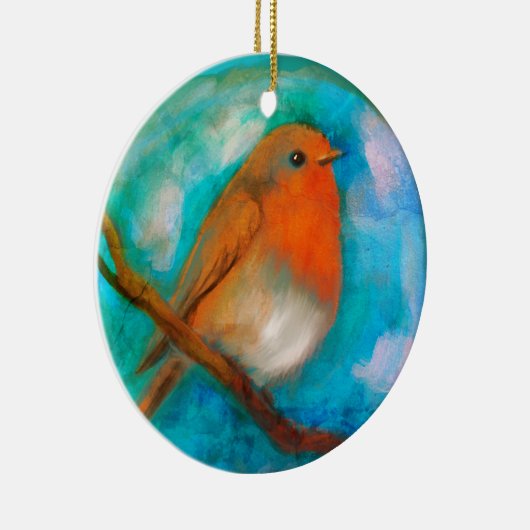 Robin redborst ornament (Rechts)