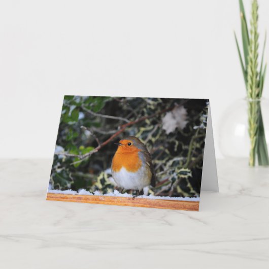 Robin RedborstKerstmis Kaart (Voorkant)