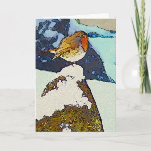 Robin RedborstKerstmis Kaart