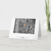 Robin RedborstKerstmis Kaart (Achterkant)