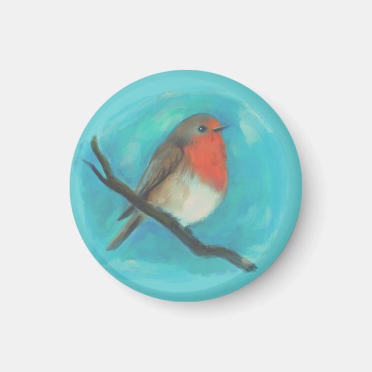 Robin redborstmagnet magneet (Voorkant)