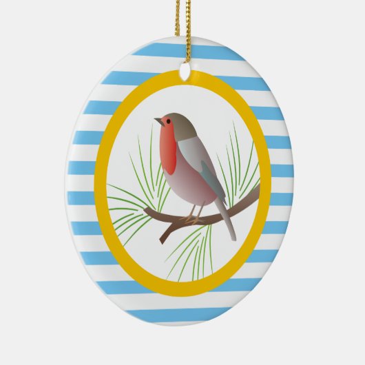 Robin Redbreast aangepaste ornamenten (Rechts)