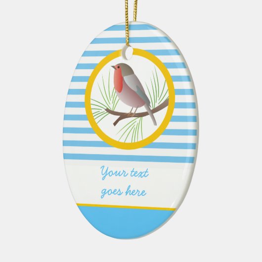 Robin Redbreast aangepaste ornamenten (Links)