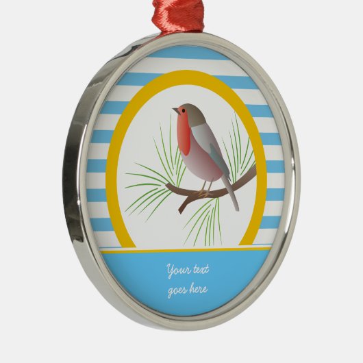 Robin Redbreast aangepaste ornamenten (Rechts)