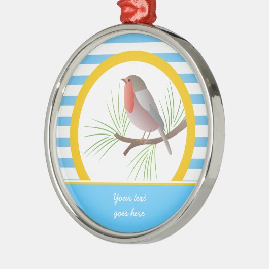 Robin Redbreast aangepaste ornamenten (Links)