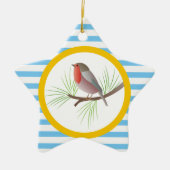 Robin Redbreast aangepaste ornamenten (Voorkant)