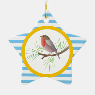 Robin Redbreast aangepaste ornamenten
