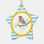 Robin Redbreast aangepaste ornamenten (Links)