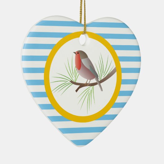 Robin Redbreast aangepaste ornamenten (Rechts)