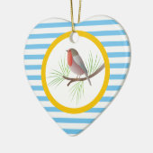 Robin Redbreast aangepaste ornamenten (Links)