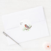 Robin Redbreast Gift Label (Envelop)