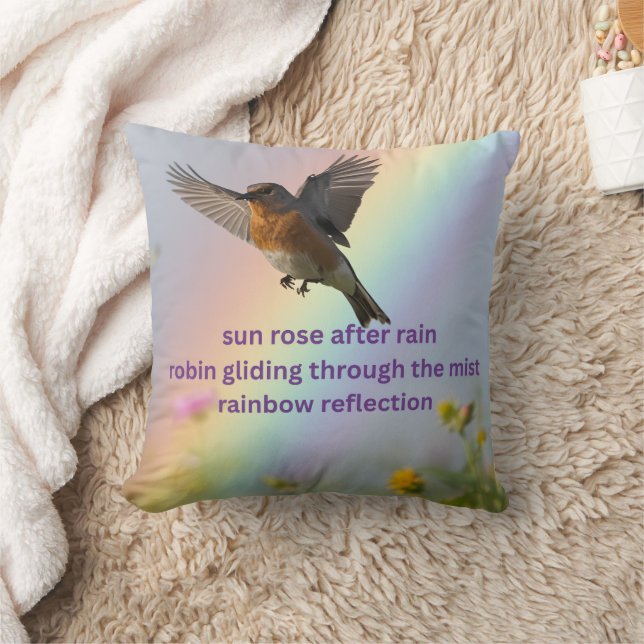 Robin Regenboog kussen (Deken)